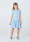 Hering Kids - Vestido Infantil Curto Estampado Tam 1 a 16 Azul - variação: Azul