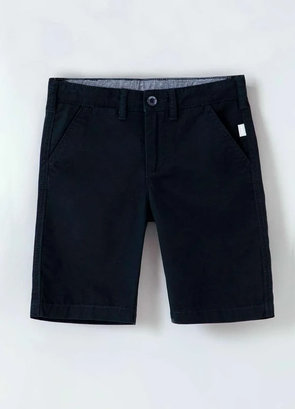 Hering Kids - Bermuda Basica Infantil Menino em Sarja Tam 1 a 16 Azul 4