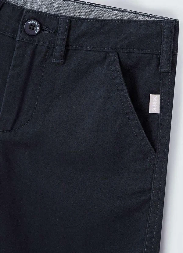 Hering Kids - Bermuda Basica Infantil Menino em Sarja Tam 1 a 16 Azul 5