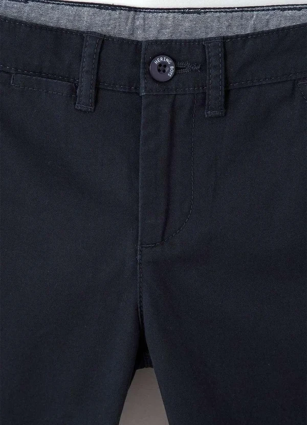 Hering Kids - Bermuda Basica Infantil Menino em Sarja Tam 1 a 16 Azul 7