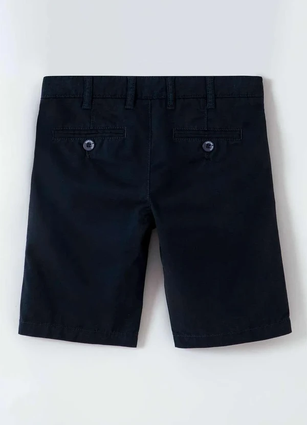 Hering Kids - Bermuda Basica Infantil Menino em Sarja Tam 1 a 16 Azul 9