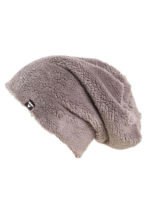 Brohood - Gorro Teddy Sherpa Brohood Grafite Cinza