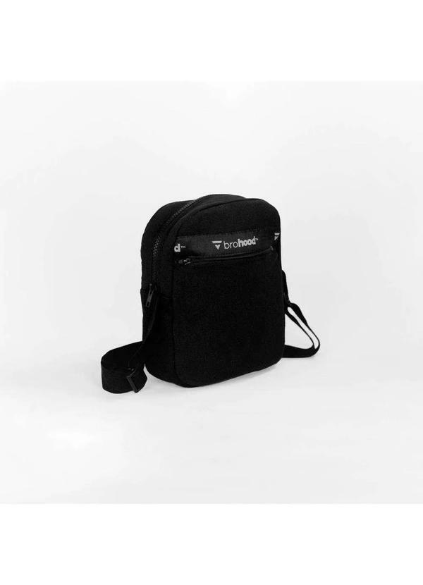Brohood - Shoulder Bag Brohood Mini Bolsa Moletom Preto Preto