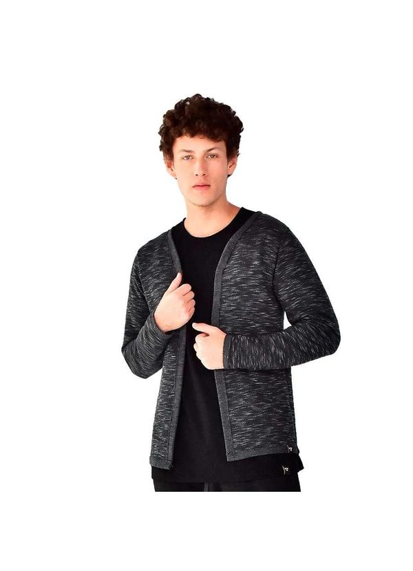 Brohood - Cardigan Brohood Moletom Rustico Preto Preto