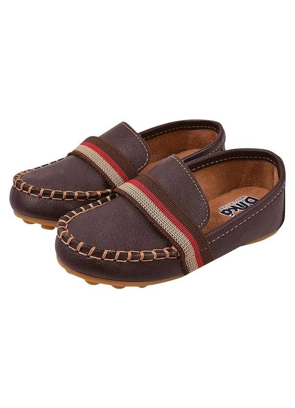 Dliká - Sapato Mocassim Infantil Masculino Sapato Social Menino Marrom Marrom