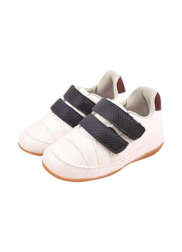 Dliká - Tenis Infantil Masculino Escolar Dlika Branco