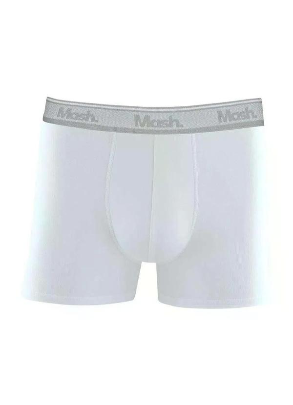 Mash - Cueca Boxer Cotton Especial Fim de Ano Branco