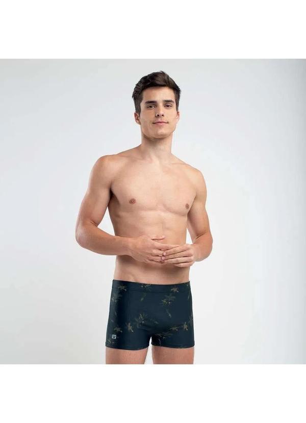 Hang Loose - Sunga Boxer Floral Camuflado Hang Loose Preto 2