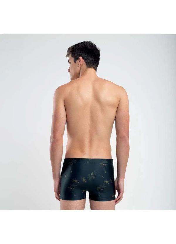 Hang Loose - Sunga Boxer Floral Camuflado Hang Loose Preto 3