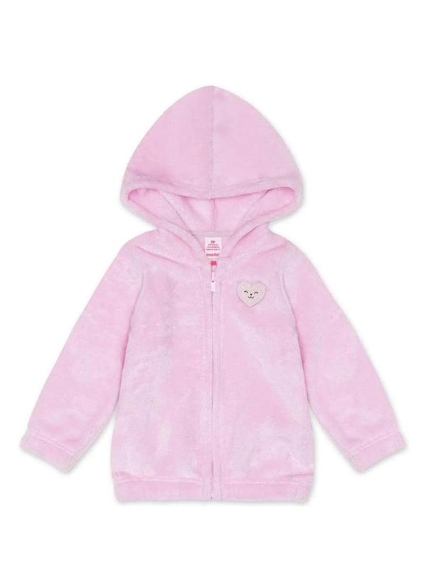 Marisol - Jaqueta Infantil Menina Peluciada Marisol Rosa