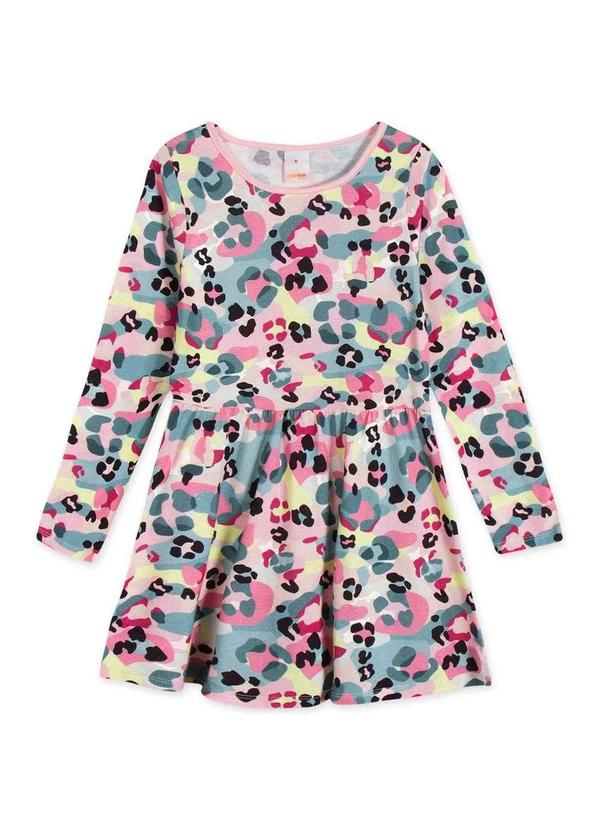 Marisol Play - Vestido Infantil Menina Manga Longa Marisol Play Rosa