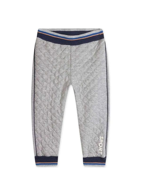 Marisol - Calca Infantil Menino Matelasse Marisol Cinza