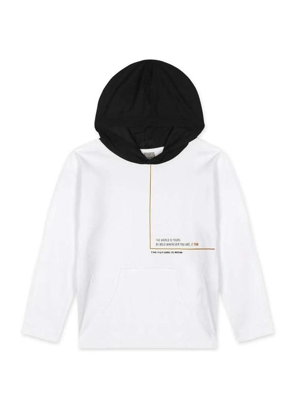 Tigor T Tigre - Camiseta Infantil Menino Manga Longa Tigor Branco