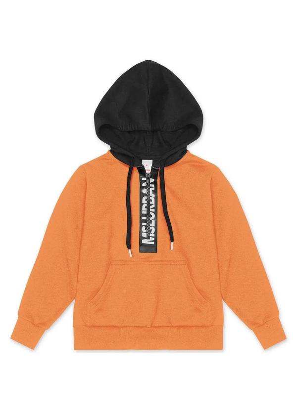 Marisol - Blusao Moletom Infantil Menino Marisol Laranja