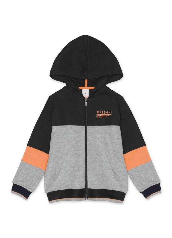 Marisol - Jaqueta Moletom Infantil Menino Marisol Cinza 2