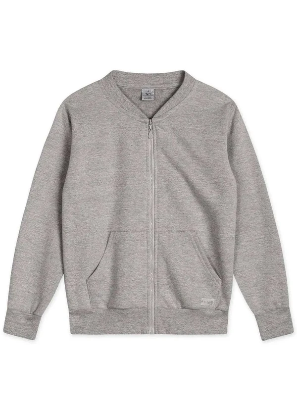 Tigor T Tigre Jaqueta Moletom Infantil Menino Tigor Cinza