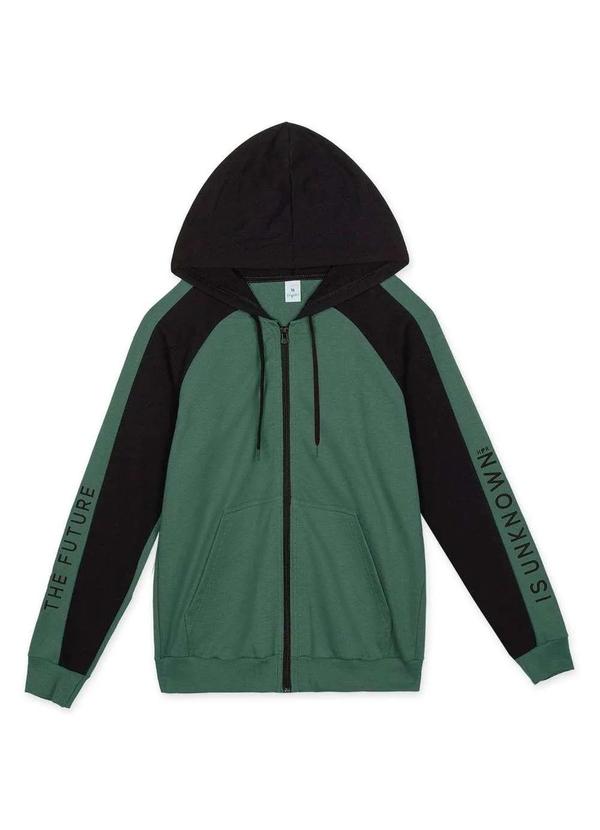 Hapier - Jaqueta Moletom Juvenil Menino Hapier Verde