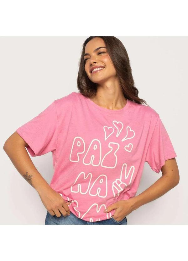 Livre e Leve - Camisa Paz na Alma Rosa