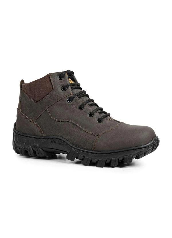 Eco Canyon - Coturno Bota Adventure Trilha West World Couro Legitimo Brown Coffee
