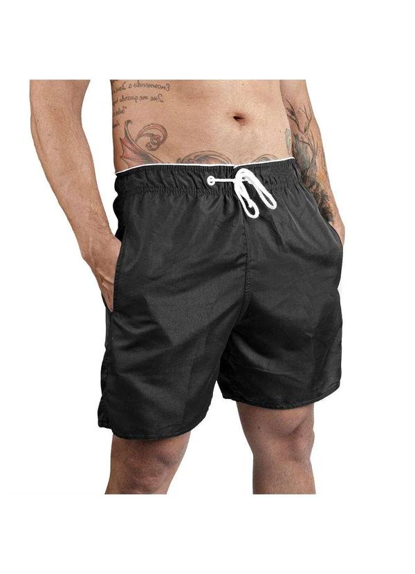 Sandro Moscoloni - Short Mauricinho Polo State Jhow Black Black