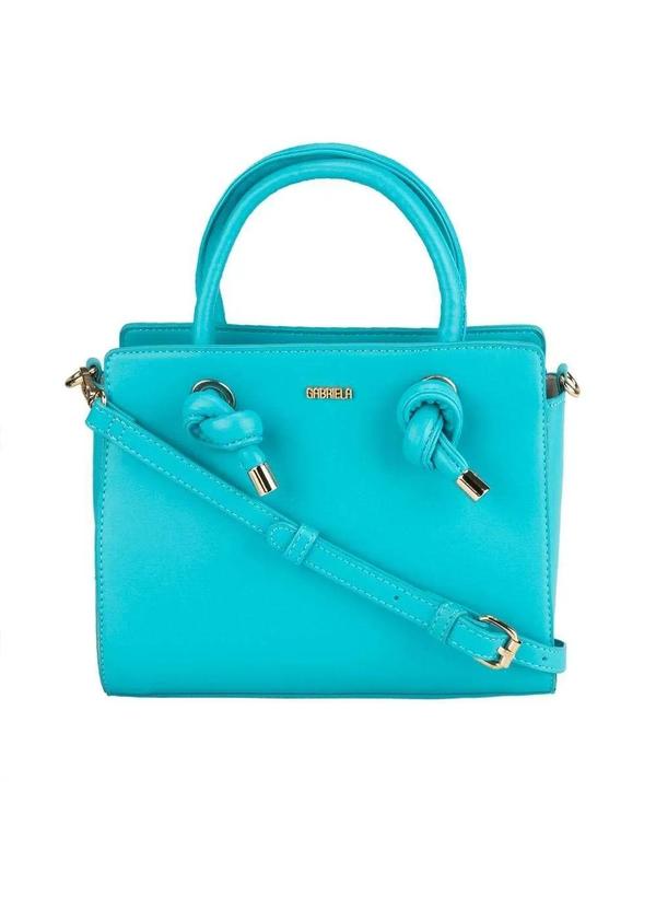Gabriela - Bolsa Tote Média Gabriela Detalhe Nós Azul Azul