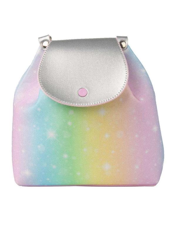 Stz - Mochila Infantil Stz Tie Dye Metalizada Glitter Color Colorido