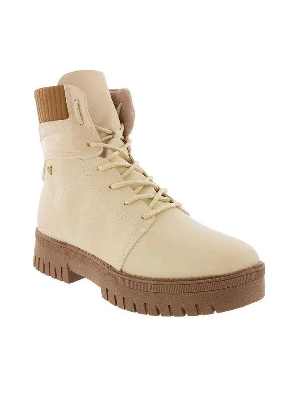 Mississipi - Bota Coturno Mississipi Plataforma Coração Canelada Off White Off-White