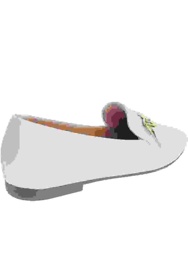 Gabriela - Mocassim Gabriela Detalhe Fivela Elos Off White Off-White 3