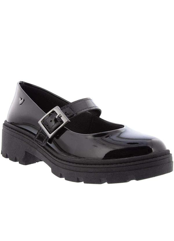 Mississipi - Scarpin Boneca Mississipi Plataforma Tratorado Verniz Preto Preto