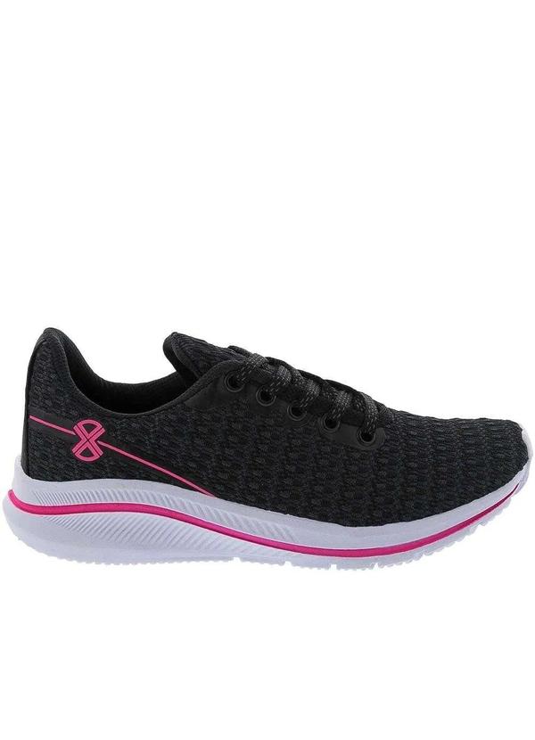 Cross Road - Tênis Cross Road Esportivo Feminino Preto Preto 2