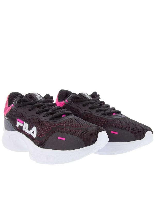 Fila - Tênis Fila Lancer Esportivo Feminino Neon Preto Preto