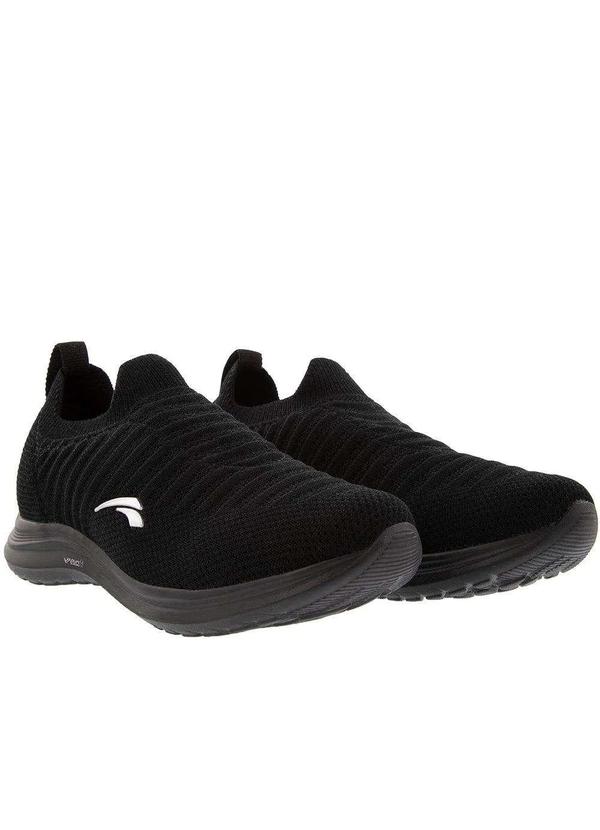 Kolosh - Tênis Kolosh Mist Feminino Esportivo Knit Preto Preto