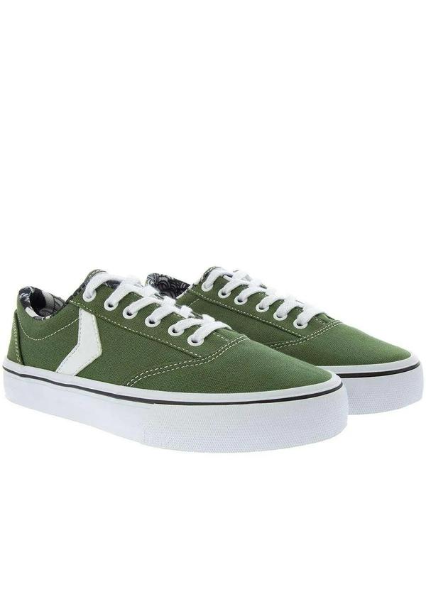 Vertus - Tênis Vertus Casual Feminino Recortes Tecido Verde Verde