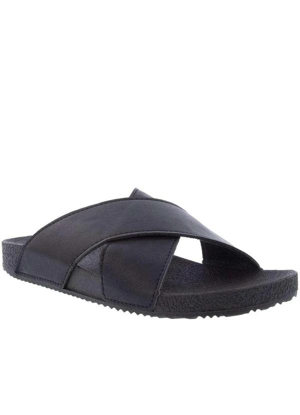 Mac & Jac - Chinelo Mac & Jac Tiras Cruzadas Preto Preto