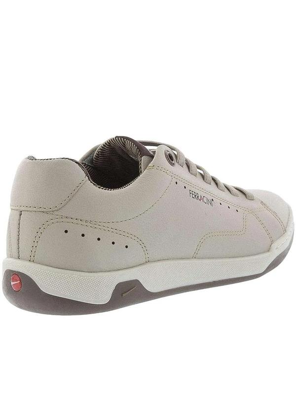 Ferracini - Sapatênis Ferracini Lexus Pespontos Couro Cinza Cinza 3