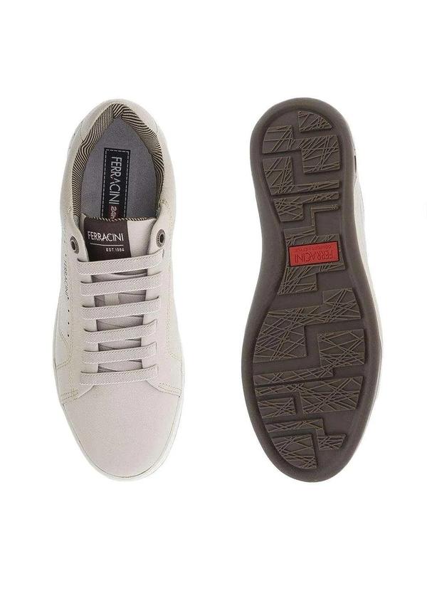 Ferracini - Sapatênis Ferracini Lexus Pespontos Couro Cinza Cinza 4