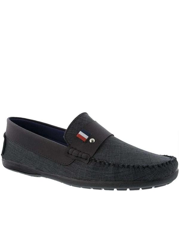 Iceberg - Mocassim Iceberg Jeans Grafite Preto