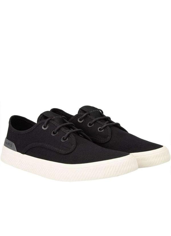 Aramis - Tênis Aramis Daily Dock Canvas Casual Masculino Preto Preto