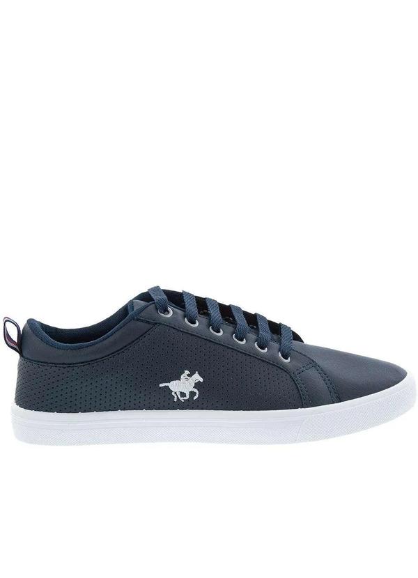 Via Marte - Tênis Polo Energy Casual Detalhe Perfuros Marinho Azul 2