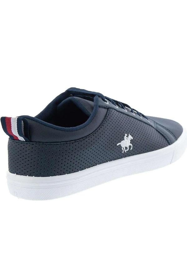 Via Marte - Tênis Polo Energy Casual Detalhe Perfuros Marinho Azul 3