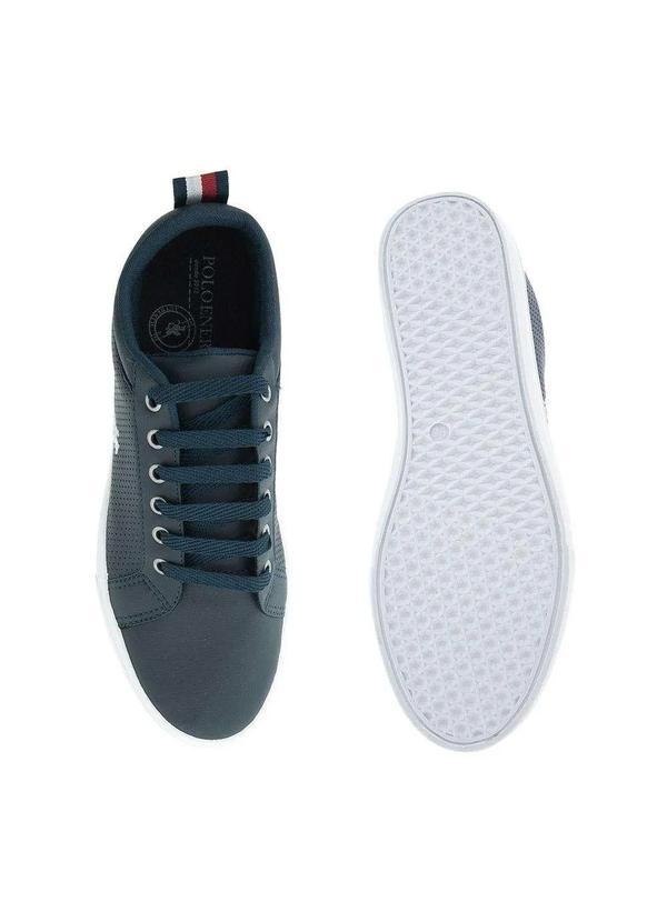 Via Marte - Tênis Polo Energy Casual Detalhe Perfuros Marinho Azul 4