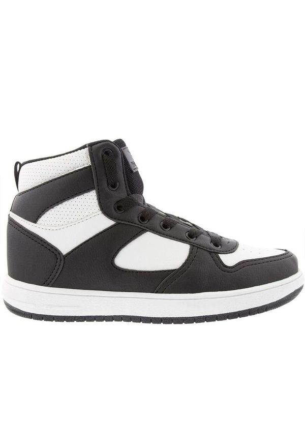 Vertus - Tênis Vertus Cano Alto Street Masculino Recortes Preto Preto 2