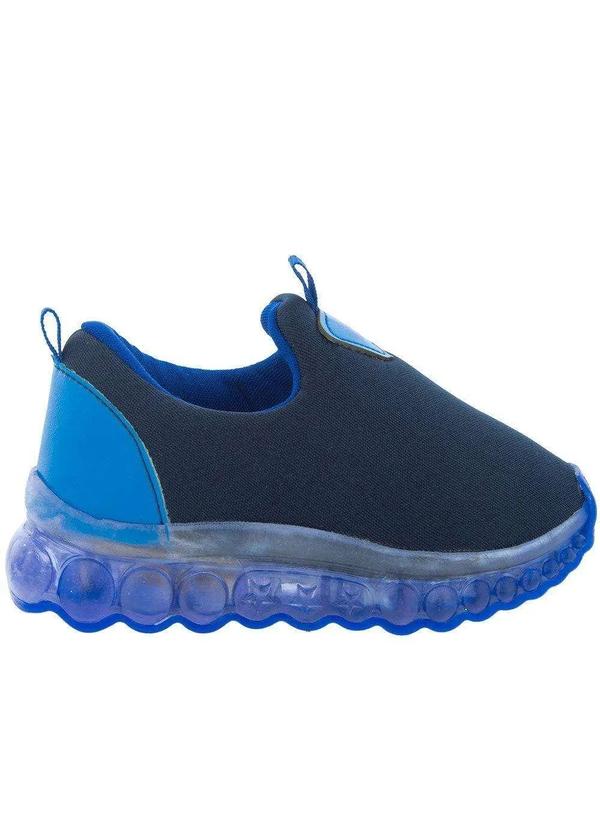 Cross Road Kids - Tênis Infantil Cross Road Jogging Tecido Led Marinho Marinho 3