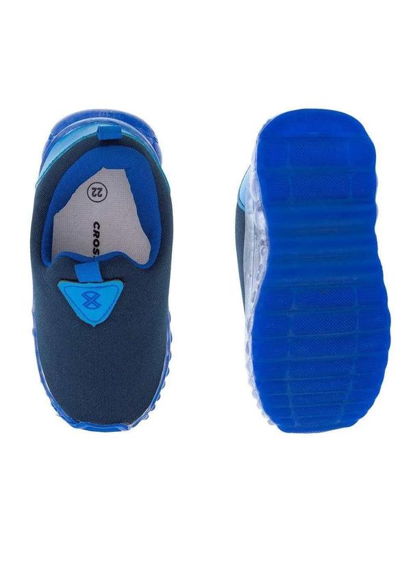 Cross Road Kids - Tênis Infantil Cross Road Jogging Tecido Led Marinho Marinho 5