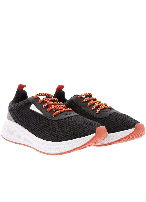 Molekinho - Tênis  Infantil Molekinho Move Casual Recortes Tecido Preto Preto 1