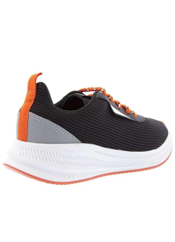 Molekinho - Tênis  Infantil Molekinho Move Casual Recortes Tecido Preto Preto 3