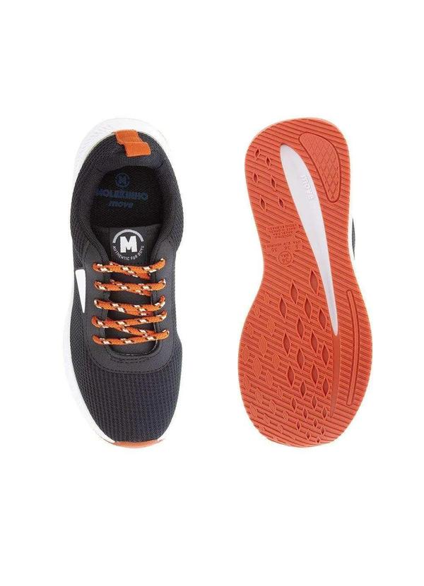 Molekinho - Tênis  Infantil Molekinho Move Casual Recortes Tecido Preto Preto 4