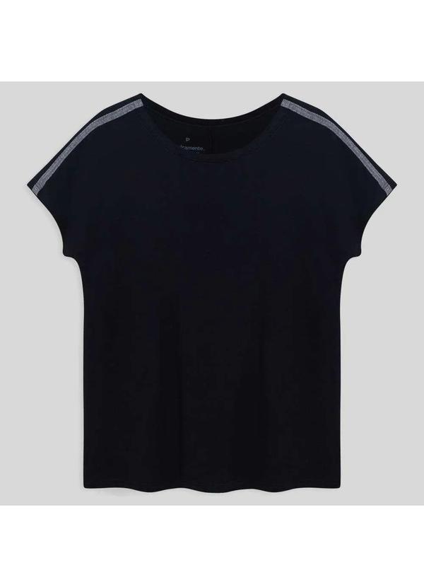 Basicamente - Blusa Ampla Viscose Feminina Preto