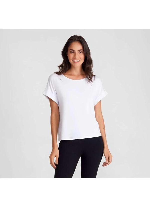 Basicamente - Blusa Manga Japonesa Feminina Branco
