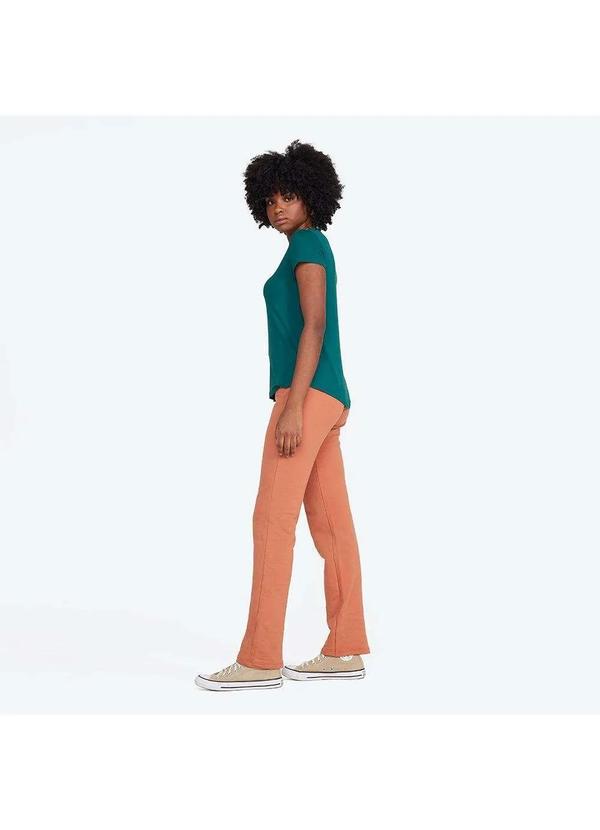 Basicamente - Camiseta Viscose Stretch Feminina Gola V Feminina Jasper 3